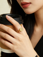 Bague tournante unisexe en argent sterling 925 plaqué or sans nickel, bague zen réversible avec caractères chinois en relief, cadeau pour fête
