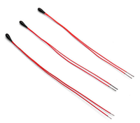 Termistor NTC Kawat Berlapis Epoxy FX 100K 3435 1% Sensor Suhu Termistor NTC 100k