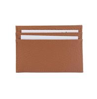 Dompet Saku Kulit Pria, 6 Slot Kulit Sapi Pemegang Kartu Kredit Bisnis Klip Uang Hadiah Uang