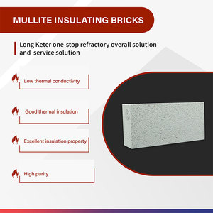 Price of Lightweight Mullite Insulation <strong>Bricks</strong> for Refractory Jm23 Jm26 Jm28 Furnaces - Product Image 2