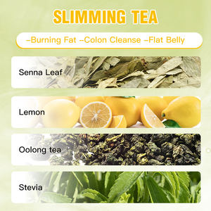 OEM Thé pour la perte de poids biologique naturel à base de plantes, saveur citron Thé détox 28 jours Thé amincissant à la feuille de séné - Product Image 3