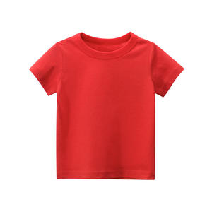 Ropa de Bebé, Ropa para Niños Pequeños, Niña, Niño, Verano, Cuello Redondo, Color Sólido, Camiseta, 2021, Lista para Usar - Product Image 2