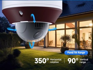 Cámara Domo PTZ Mini <span class=keywords><strong>de</strong></span> 8MP con <span class=keywords><strong>Zoom</strong></span> 3X, Audio Bidireccional y 350° <span class=keywords><strong>de</strong></span> Rotación, Compatible con NDAA °   Cámara <span class=keywords><strong>de</strong></span> Seguridad PoE para Exteriores, Compatible con el Protocolo Hikvision - Product Image 3