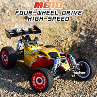 HONGHUIDA M610 2026 Nouveau MOC 1:12 Voiture de Course Jaune Télécommandée Haute Vitesse Modèle Brushless Kit RC pour Adultes Cadeaux