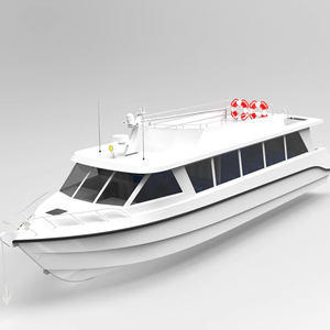 Bateau de passagers en aluminium de 15 m avec 50 sièges, moteur in-bord, coque de catamaran, bateaux à moteur à vendre, bateau de luxe pour passagers - Product Image 1