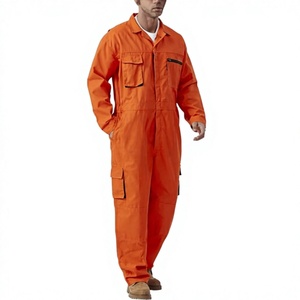 Unisex Work Coverall Long Sleeves <b>Overalls</b> Mechanics Coveralls Workwear Jumpsuit with Multi Pockets Factory Direct Wholesale - Product Image 1
