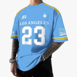 Camiseta Versátil de Manga Corta, Jersey Deportivo Personalizable con Estampado Digital 3D, Jersey Holgado para Hombre - Product Image 6