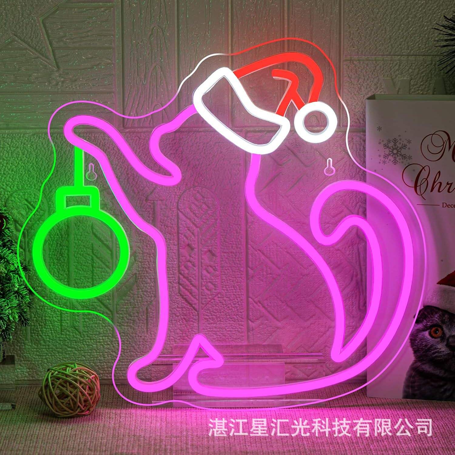 Christmas Cat 35*32CM