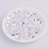 Pierres précieuses en plastique acryliques pour décoration de fête au trésor de pirate diamant en plastique pour dispersion de table de remplissage de vase