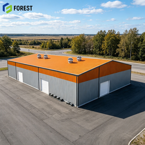 Atelier et entrepôt préfabriqués en structure métallique préfabriquée de qualité industrielle, à grande portée, pour le stockage de marchandises - Product Image 1