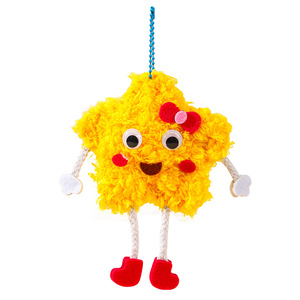 Cadeau de la Journée des Enfants : Breloque en tissu patchwork de fruits de dessin animé, pendentif DIY fait main, jouet créatif pour la maternelle - Product Image 5