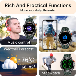 <span class=keywords><strong>Smartwatch</strong></span> SENBONO V75 con Bussola, Batteria Grande da 1000mAh, <span class=keywords><strong>Monitoraggio</strong></span> Frequenza Cardiaca e Sonno, Impermeabile IP68, <span class=keywords><strong>Smartwatch</strong></span> da Esterno per Uomo - Product Image 3