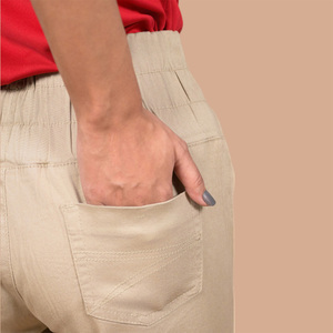 Logo personnalisé disponible, fabrication OEM, jeggings pour femmes de qualité supérieure, taille haute, tissu extensible, coupe ajustée, décontractés, légers, pour tous les jours - Product Image 5