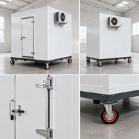 Contenedor Refrigerado Móvil de 20 pies Aprobado, con Sistema Copeland Silencioso, Ahorro de Energía y Control Automático para Pescado y Carne