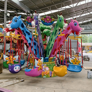 <span class=keywords><strong>Silla</strong></span> Voladora con Forma de Jirafa para Niños y Adultos, Atracción de Parque de Diversiones al Aire Libre, Precio Económico de Fábrica en China - Product Image 5