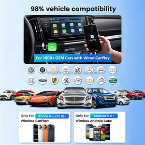 New Carlinkit Cp2A-M Carplay Supplier Sale <b>Wireless</b> Carplay Ai Box 4 In 1 Video Tv Mirror Link Airplay Android Auto Dongle - Product Image 5