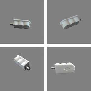 Conectores de Plástico para Muebles de 19 mm x 36 mm y 15 mm x 33 mm, Soportes para Estantes de Fácil Instalación para Armarios y Dormitorios - Product Image 2