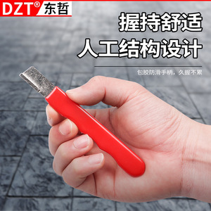 Aiguiseur de couteaux Dzt multi-grains en acier inoxydable, outil d'affûtage manuel pour couteaux de cuisine et outils de taille-haie - Product Image 4