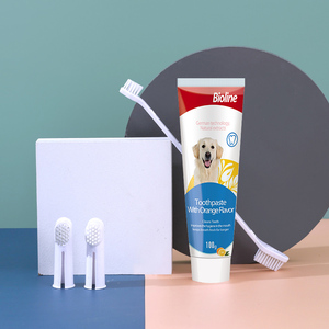 Kit dentaire 3-en-1 moderne en plastique écologique pour chats, saveur bœuf, brosse à dents et dentifrice, vente en gros usine - Product Image 5