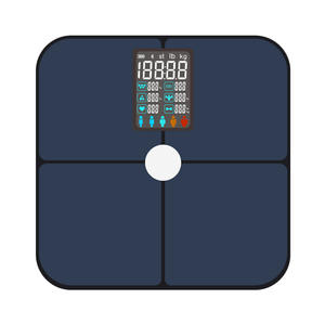 Smart Body <b>Scale</b> Digital <b>Weight</b> <b>Scale</b> With Bmi Measurement Touch Sensing Square Shape Battery Powered <b>For</b> Home Use - Product Image 2