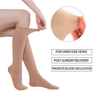 <span class=keywords><strong>Bas</strong></span> <span class=keywords><strong>de</strong></span> compression en nylon solide Merz 30-40 mmHg, compression graduée efficace, DVT, varices, hommes, femmes - Product Image 1
