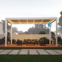Sweet Home Jardin Gazebo Pergola Patio Villa Piscine Auvent Serre Pavillon Carports Couvre Aluminium Pergola Turquie