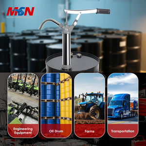 Pompe de transfert de carburant MSN, distance d'aspiration 1 m, entrée 1 pouce, sortie 3/4 pouce, pour utilisation avec des bidons d'essence, de diesel et d'huile moteur. - Product Image 6
