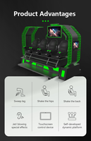 4dx cinéma siège vr de jardin Multiplayer Dynamic 4 Seats 9D Motion Simulator 5D Cinema VR Simulator Game Machine Star Space VR