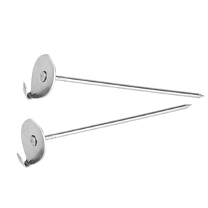 Anclaje de sujeción industrial pulido para aislamiento, clavo común de acero inoxidable 304/316 con lengüeta de bloqueo para aislamiento de tuberías - Product Image 4