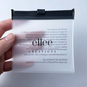 Customizable PVC Frosted Zipper Jewelry <b>Bags</b>, Minimalist Accessory Storage <b>Packaging</b> <b>Bags</b> - Product Image 2