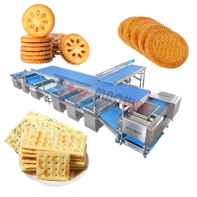 Machine de fabrication de biscuits à efficacité maximale avec four Gestion intelligente des recettes