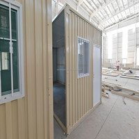 20ft pliable bureau conteneur maison Mini minuscules maisons en acier vivantes pour bureau chambre atelier et centre commercial à partir de maisons pliables