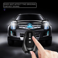 Étui de protection pour clé de voiture intelligente en alliage de zinc et cuir, haute qualité, compatible avec Ford F150/Explorer/MustangF55 2017/2018/2019/2020