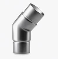 Accessoires de rampe d'escalier en acier inoxydable, coude de rampe de balcon, tube de garde-corps