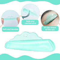 Meilleures ventes : Coussinets en silicone auto-adhésifs pour rehaussement de cils coréen v Curl, pour salon, 4 tailles, réutilisables, sans colle, tiges de rehaussement de cils