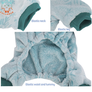 Colwork-mono impermeable de lana para perro y gato, nuevo Mono de punto para invierno, transpirable, cálido, con patrón de corazón y nieve - Product Image 4