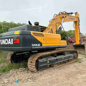 Excavadora hidráulica sobre orugas Hyundai 520LVS 52Ton Original de fábrica usada con componentes de núcleo de rodamiento a la venta al mejor precio - Product Image 4