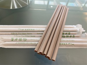 Taiwan Made Hot Sale 21cm Food Grade Biodegradable <b>Disposable</b> <b>Straws</b> 100Pcs For Party - Product Image 4