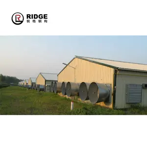 Easy Assemble Steel Chicken Broiler House Prefabricated Poultry House For Sale