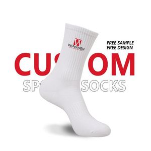Cadeaux promotionnels personnalisés : Chaussettes de sport pour hommes, chaussettes de basketball en coton rembourrées, chaussettes décontractées à hauteur de cheville – Mots-clés : Chaussettes de sport pour hommes - Product Image 4