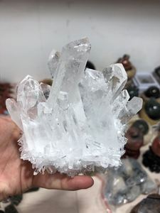 Cụm Pha Lê Thạch Anh Trong Suốt Màu Trắng Tự Nhiên Hàng Mới Về Để Trang Trí Nhà Cửa - Product Image 2