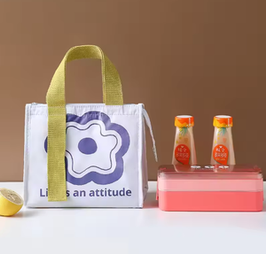 Sacs à lunch isothermes en polyester imperméable personnalisés en gros, sacs de livraison de repas tendance, sacs isothermes pour pique-nique - Product Image 5