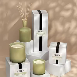 Aikun sang trọng BPA miễn phí lâu dà<span class=keywords><strong>i</strong></span> sậy khuếch tán fireless chai thủy tinh thân thiện vớ<span class=keywords><strong>i</strong></span> mô<span class=keywords><strong>i</strong></span> Hộp Quà Tặng thiết lập trang trí nhà - Product Image 2