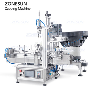 ZONESUN ZS-XG1870R automatique huile essentielle vernis à ongles verre compte-gouttes bouteille vis capsulage Machine avec vibratoire bol trieur - Product Image 6