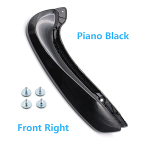 Kit de poignée de porte avant gauche droite en fibre de carbone noir 2 pièces pour Renault Megane 3 MK3 Fluence 2008-2016 - Product Image 6