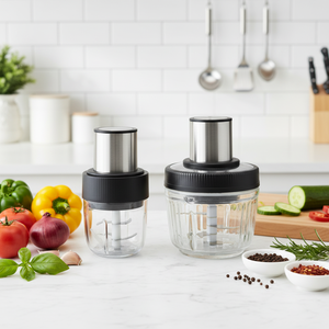 Exprimidor Eléctrico de Escritorio de 600W con Certificación CE, GS y RoHS, Proveedor Coreano, Molinillo de Carne con 2 Recipientes - Product Image 1