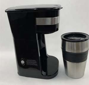 La macchina da caffè portatile personale monodose Brewer include una tazza elettrica in acciaio inossidabile per versare sopra le caffettiere - Product Image 3
