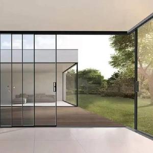 16 Series cực kỳ mỏng khung ẩn vô hình cửa kính hệ thống ma thuật Pocket phụ kiện cửa theo dõi giấu cửa trượt - Product Image 1