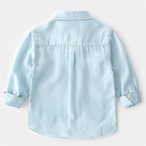 เสื้อเชิ้ตผ้ายีนส์ผ้าฝ้ายนุ่มแฟนซีสำหรับเด็กผู้ชายจาก Ali ซื้อสินค้าออนไลน์จากผู้ผลิตจีน - Product Image 2