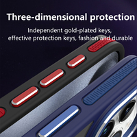 Funda Protectora para Teléfono Móvil de PC con Doble Función Magnética Anticaídas, Sensación de Piel y Antihuellas para iPhone 16 16pro Max